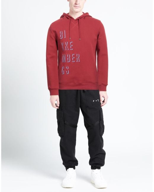 Bikkembergs Red Sweatshirt for men