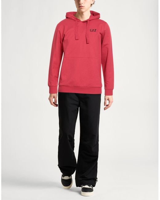 EA7 Red Sweatshirt for men