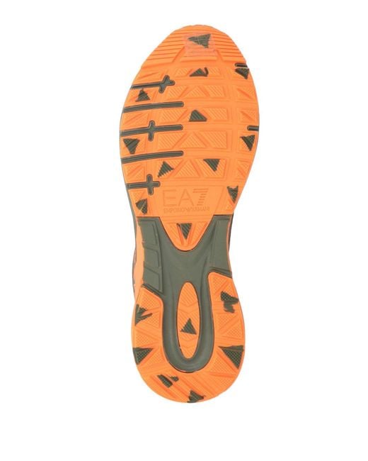 EA7 Orange Sneakers for men