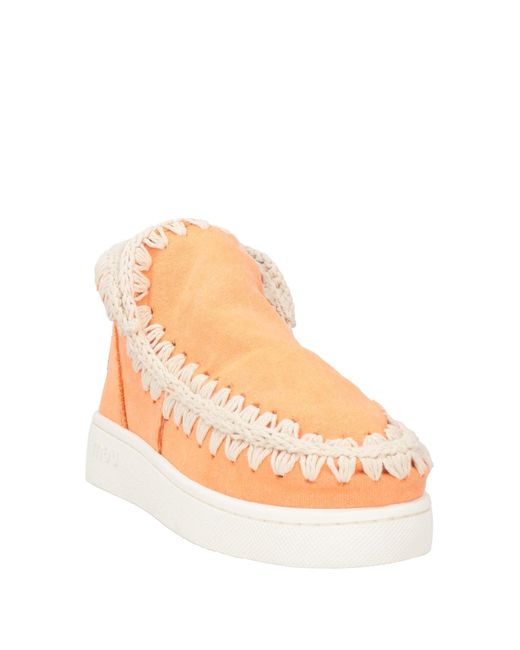 Mou Orange Ankle Boots