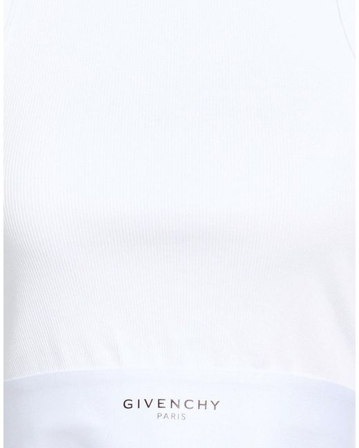 Givenchy White Top Cotton, Elastane