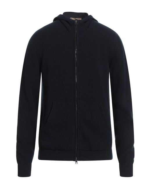 Nuur Blue Midnight Cardigan Wool, Cashmere for men