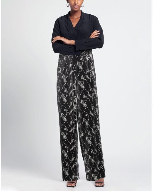Manila Grace Black Trouser