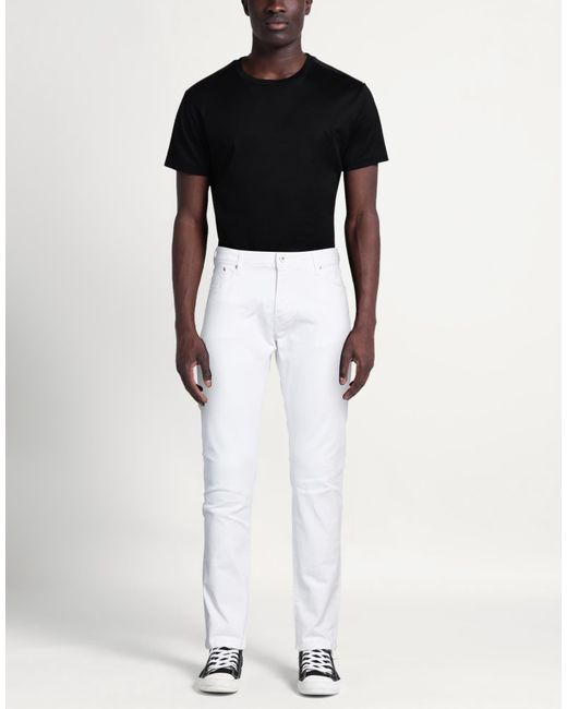 0/zero Construction White Jeans for men