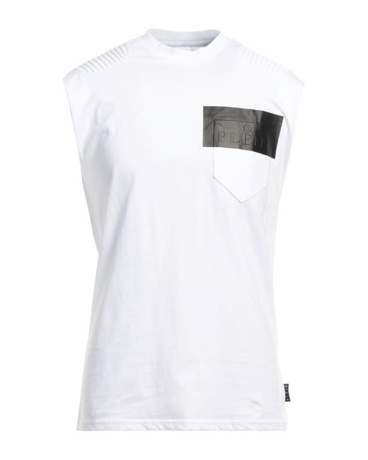 Camiseta Philipp Plein de hombre de color White