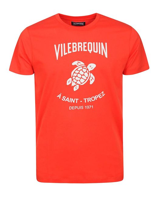 Vilebrequin T-shirts in Red für Herren