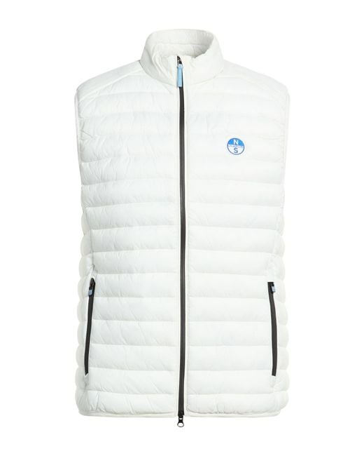 North Sails White Vest Polyamide for men