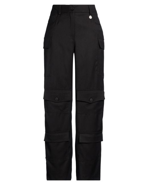 Berna Black Pants Polyester, Viscose, Elastane