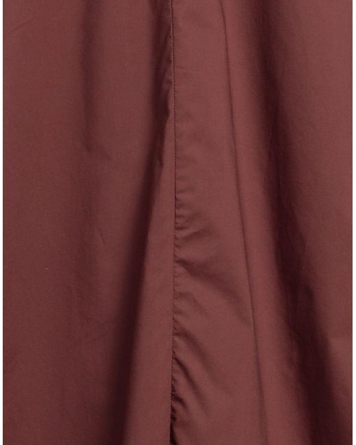 SKILLS & GENES Purple Midi Dress Cotton