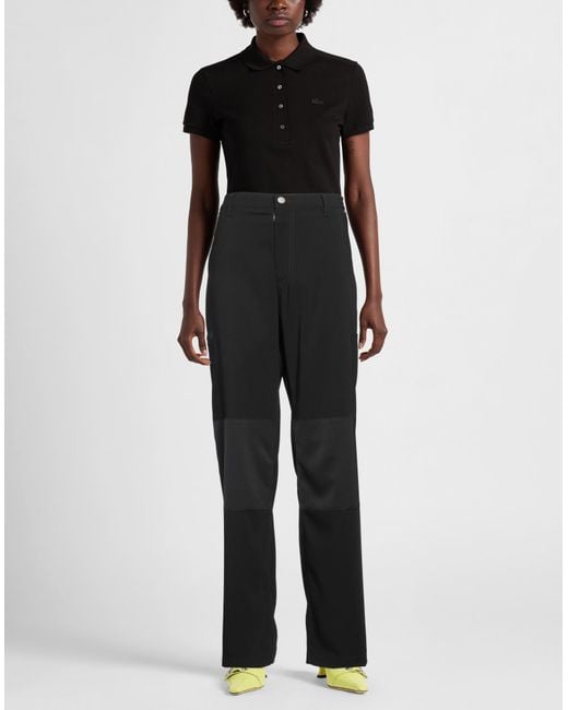 MM6 by Maison Martin Margiela Black Pants Polyester, Elastane