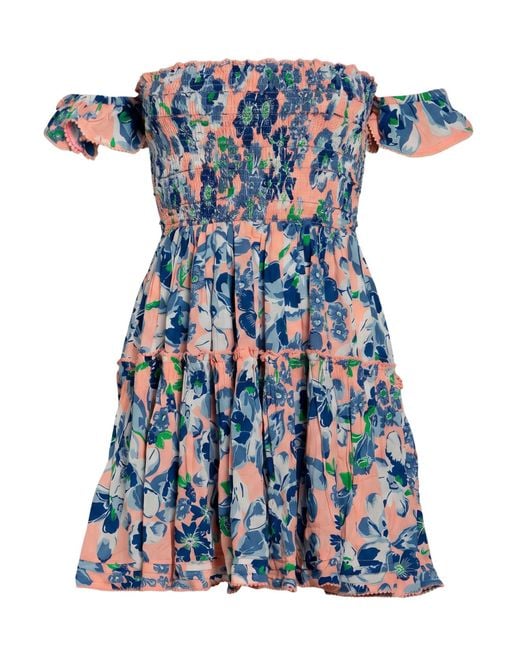 Poupette Blue Mini Dress Viscose