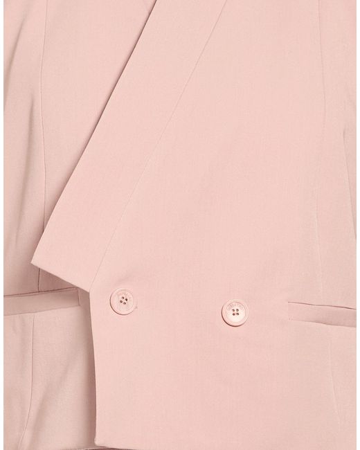 Imperial Pink Blush Blazer Polyester, Viscose, Elastane
