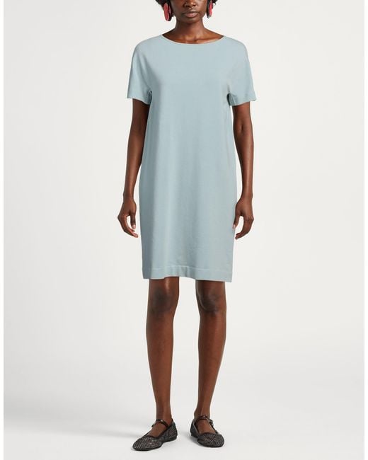 Circolo 1901 Blue Cotton-Lycra Mini Bodycon Dress