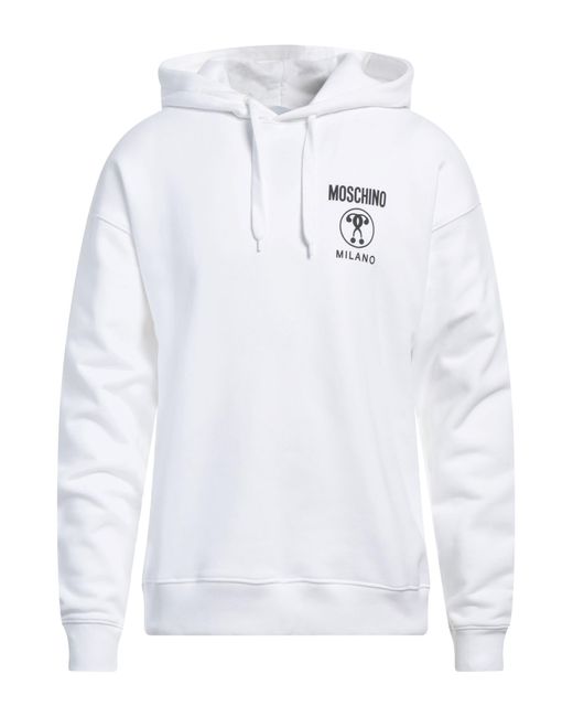 Moschino White Sweatshirt for men