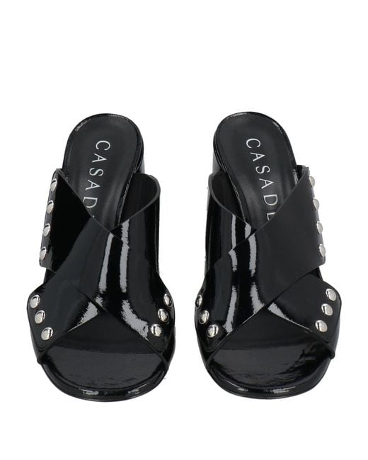Casadei Black Sandals
