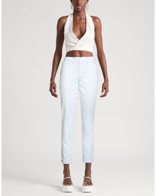 RE_HASH White Pants Cotton, Elastane