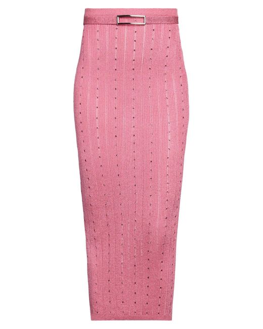 Alessandra Rich Pink Maxi Skirt
