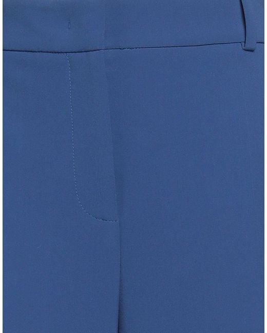 Moschino Blue Pants Polyester, Polyurethane