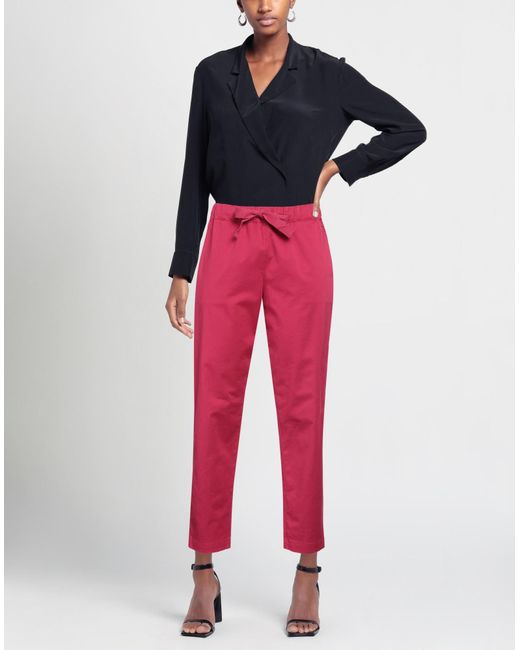 Semicouture Red Trouser