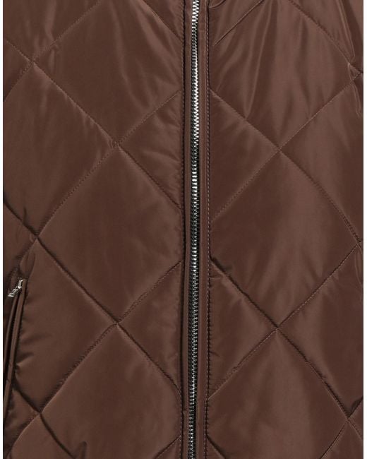 Daniele Alessandrini Brown Puffer Polyester for men