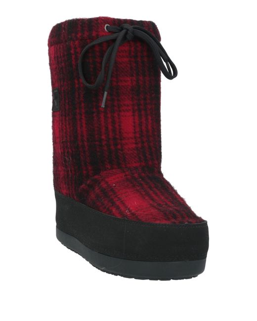 Woolrich Red Ankle Boots
