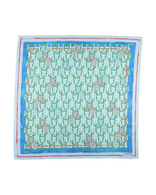 Lanvin Blue Scarf