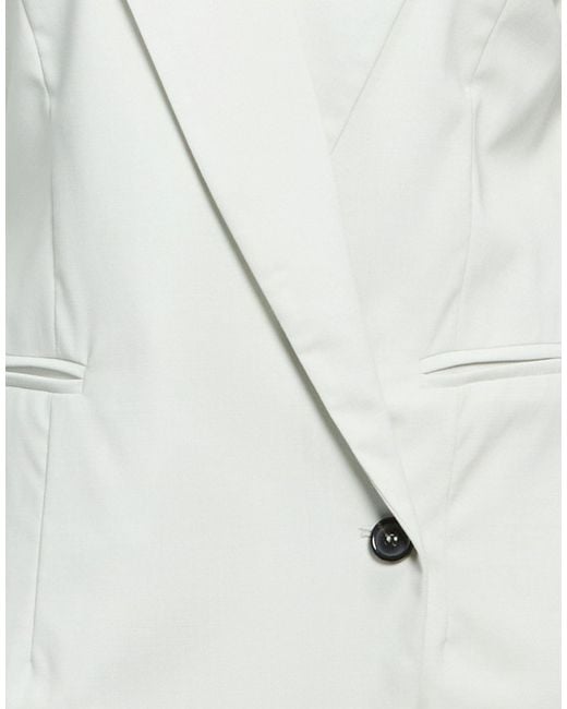 Grifoni White Light Blazer Virgin Wool, Elastane