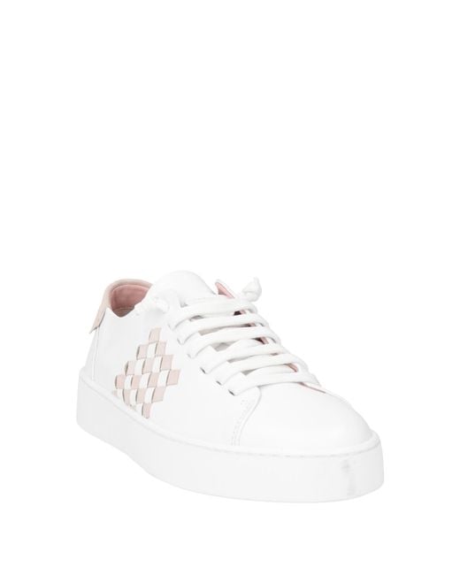 Fabiano Ricci White Sneakers Leather