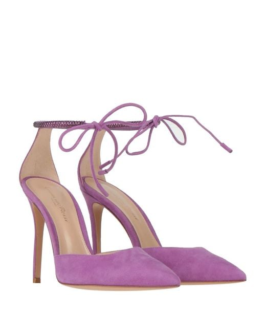 Gianvito Rossi Purple Pumps