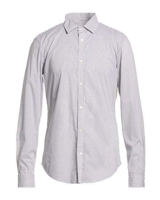 Grifoni Gray Shirt Cotton, Polyamide, Elastane for men