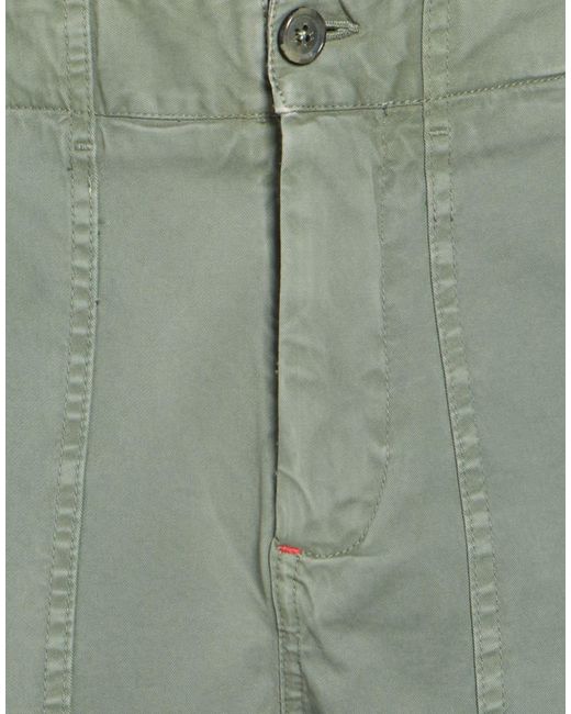 Isaia Green Pants Cotton, Elastane for men