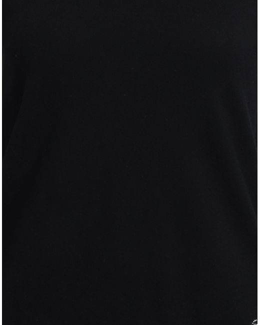 Diana Gallesi Black Turtleneck Polyester, Viscose, Acrylic, Polyamide