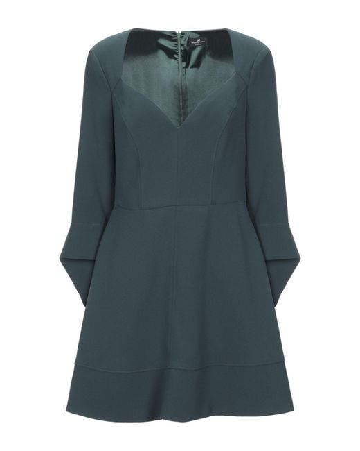 Elisabetta Franchi Green Mini Dress