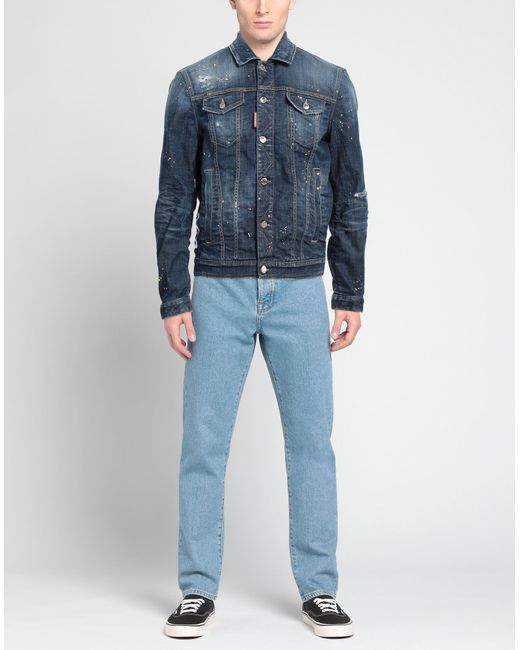 Capospalla Jeans di DSquared² in Blue da Uomo