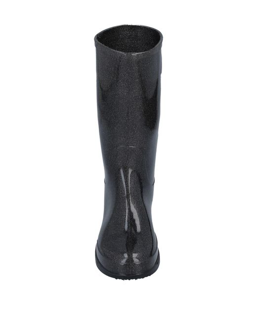 Testoni Black Boot Rubber