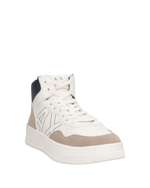 ARMANI EXCHANGE White Trainers