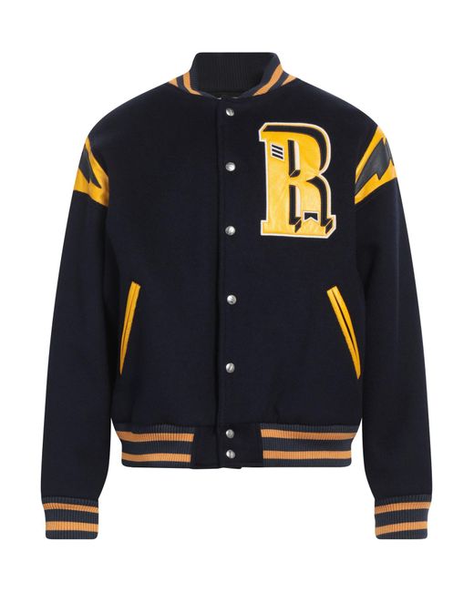 Rhude Blue Jacket Wool, Nylon, Polyester for men