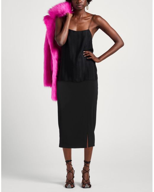 Patrizia Pepe Black Midi Skirt