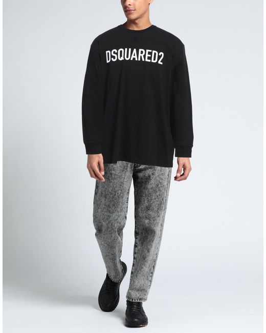 DSquared² Black T-shirt for men