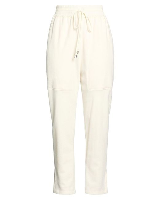 Gentry Portofino White Pants Cotton, Polyamide, Cashmere