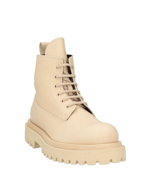 Officine Creative Natural Ankle Boots Leather