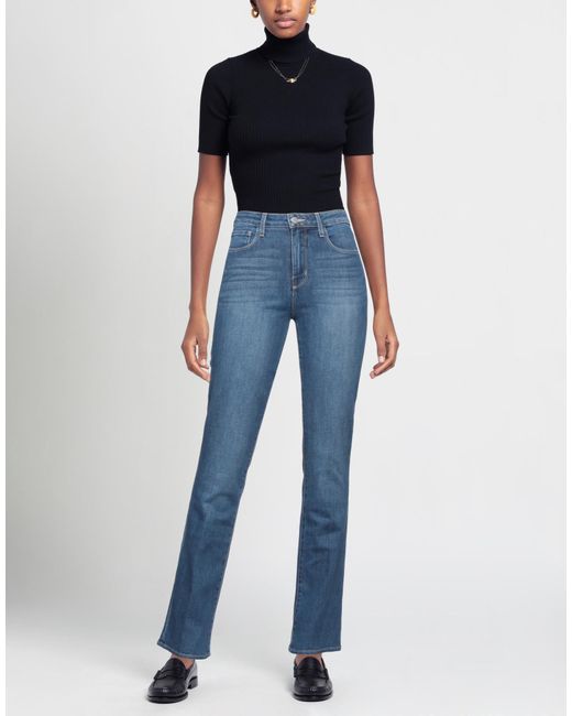 L'Agence Blue Jeans Cotton, Repreve, Elastane