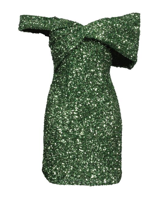 Rachel Gilbert Green Mini Dress