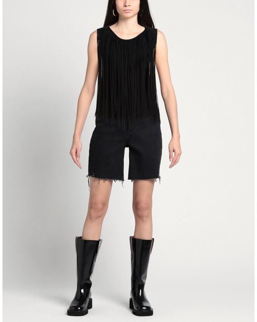 Siste's Black Sweater Acrylic, Viscose, Wool, Alpaca Wool
