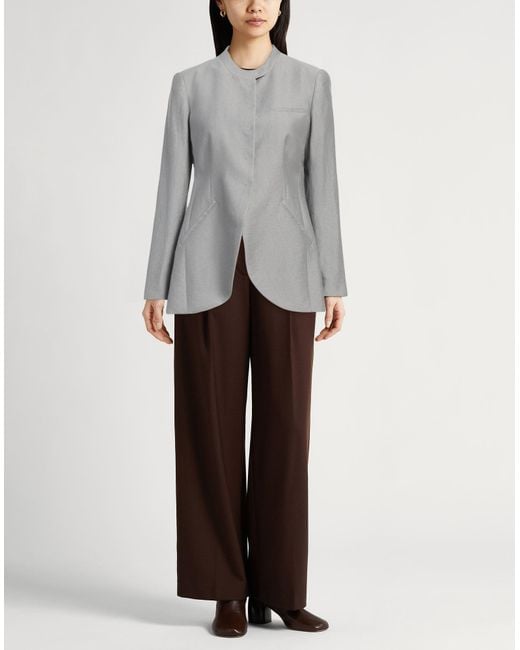 Emporio Armani Gray Jacke & Anorak