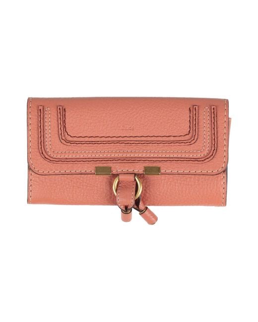 Chloé Pink Wallet Soft Leather