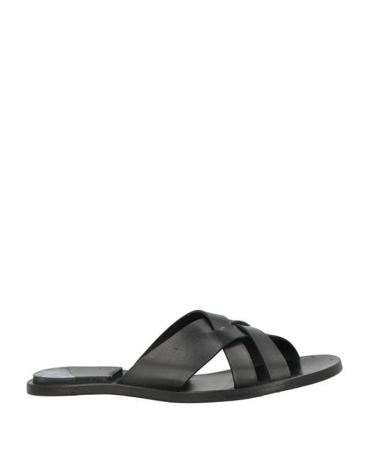 Officine Creative Black Sandals for men