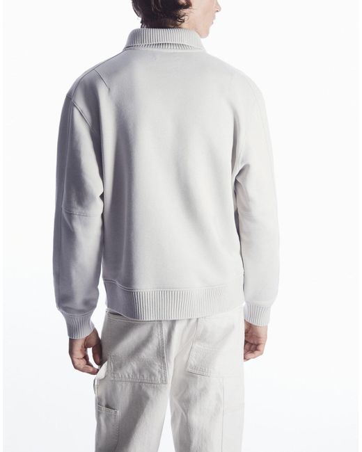 COS White Sweatshirt for men