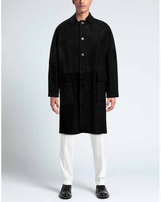 Salvatore Santoro Black Coat for men