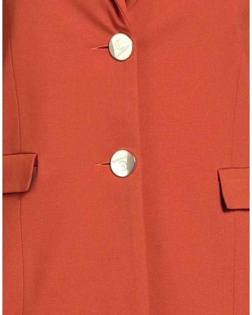 Cristinaeffe Red Blazer Viscose, Nylon, Elastane, Polyester